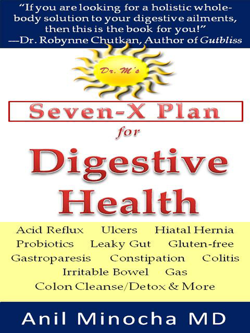 Title details for Dr. M's Seven-X Plan for Digestive Health by Anil Minocha - Wait list